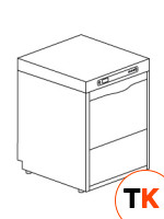 МАШИНА ПОСУДОМОЕЧНАЯ DIHR DS 40 T+DDE+PS+МОРСК.ВЕР.220В/50ГЦ БЕЗ НЕЙТР.+СПЕЦ.НОЖКИ - Dihr - 438806 фото 1