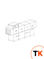 МАШИНА ПОСУДОМОЕЧНАЯ DIHR RX 296 DX+DR69+XP/2 ЧАСТИ - Dihr - 441838 фото 1